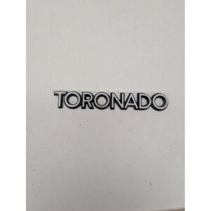 Oldsmobile TORONADO Emblem Badge Silver Chrome Letters Car Exterior OEM
